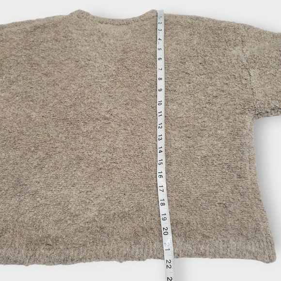 Le Bon Shoppe Mushroom Envie Sweater Boxy Oversized Chunky Boucle Sz M/L - Picture 12 of 12